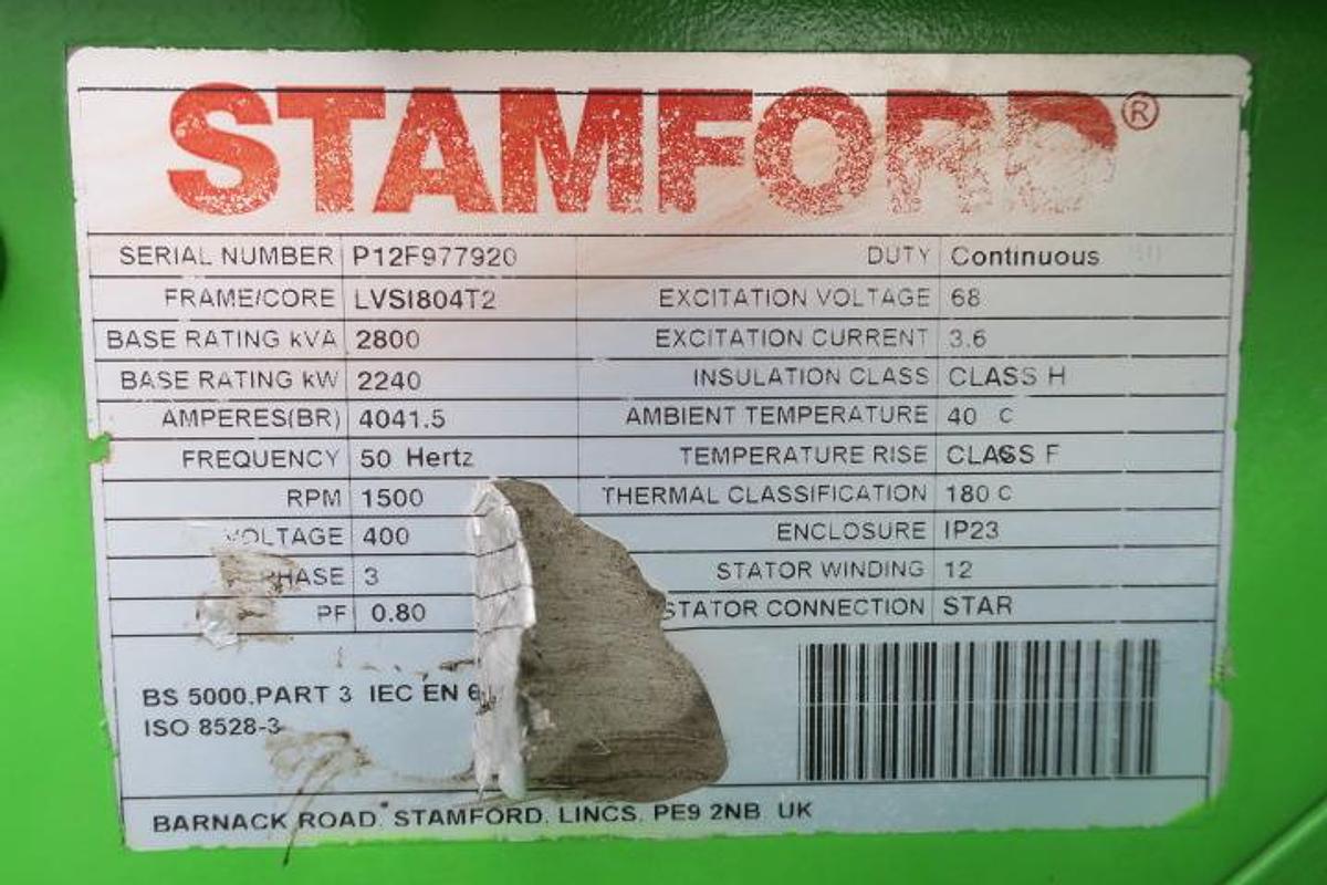 Refurbished 2012 Jenbacher J616SGSC02 - 2000 KWe