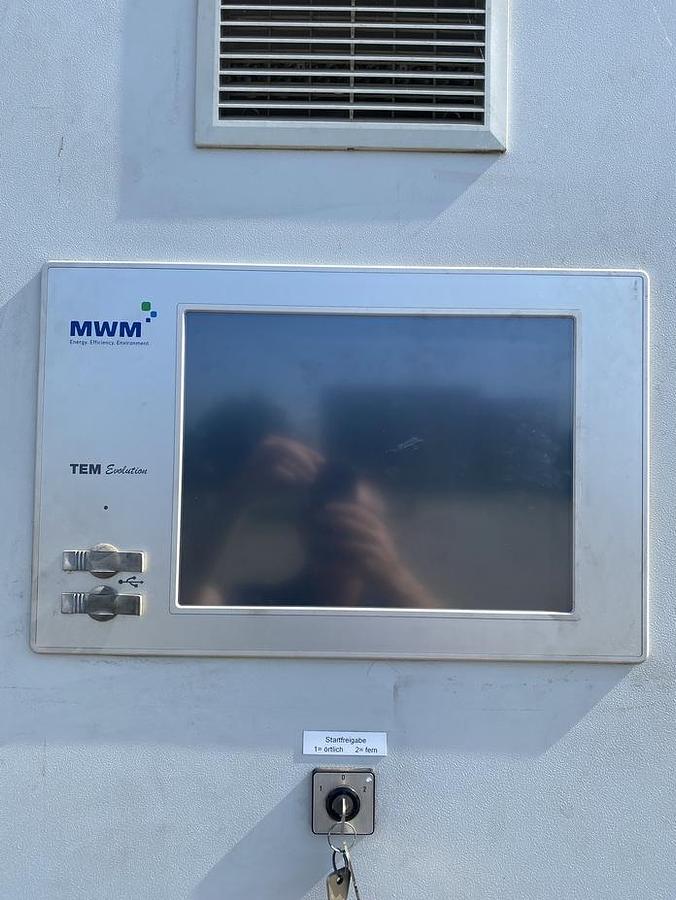 Used 2015 MWM TCG2020V12 - 1000 KWe