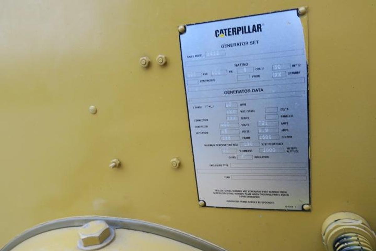 Used 2000 Caterpillar 3412 - 500/550 KVA