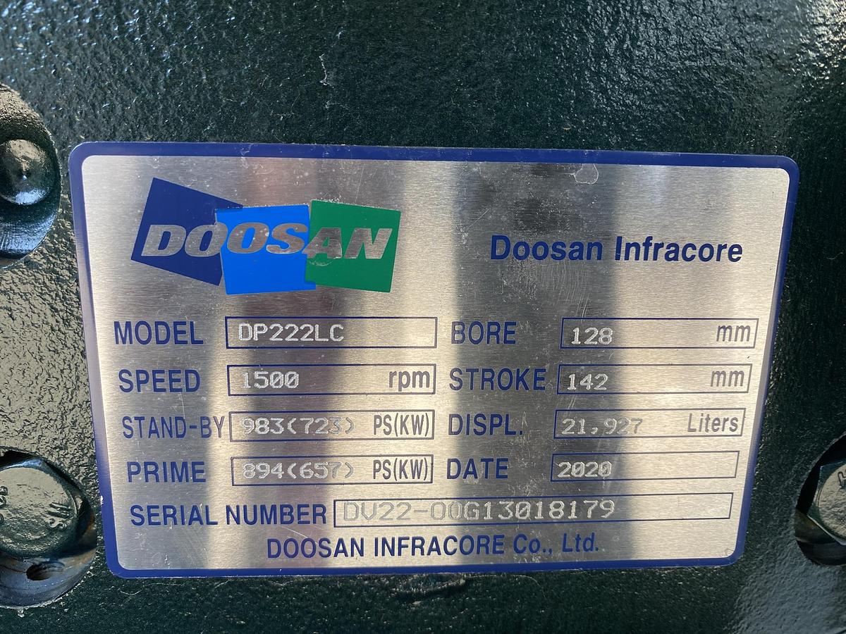 Used 2021 Doosan TJ821DW5L - 745/821 KVA