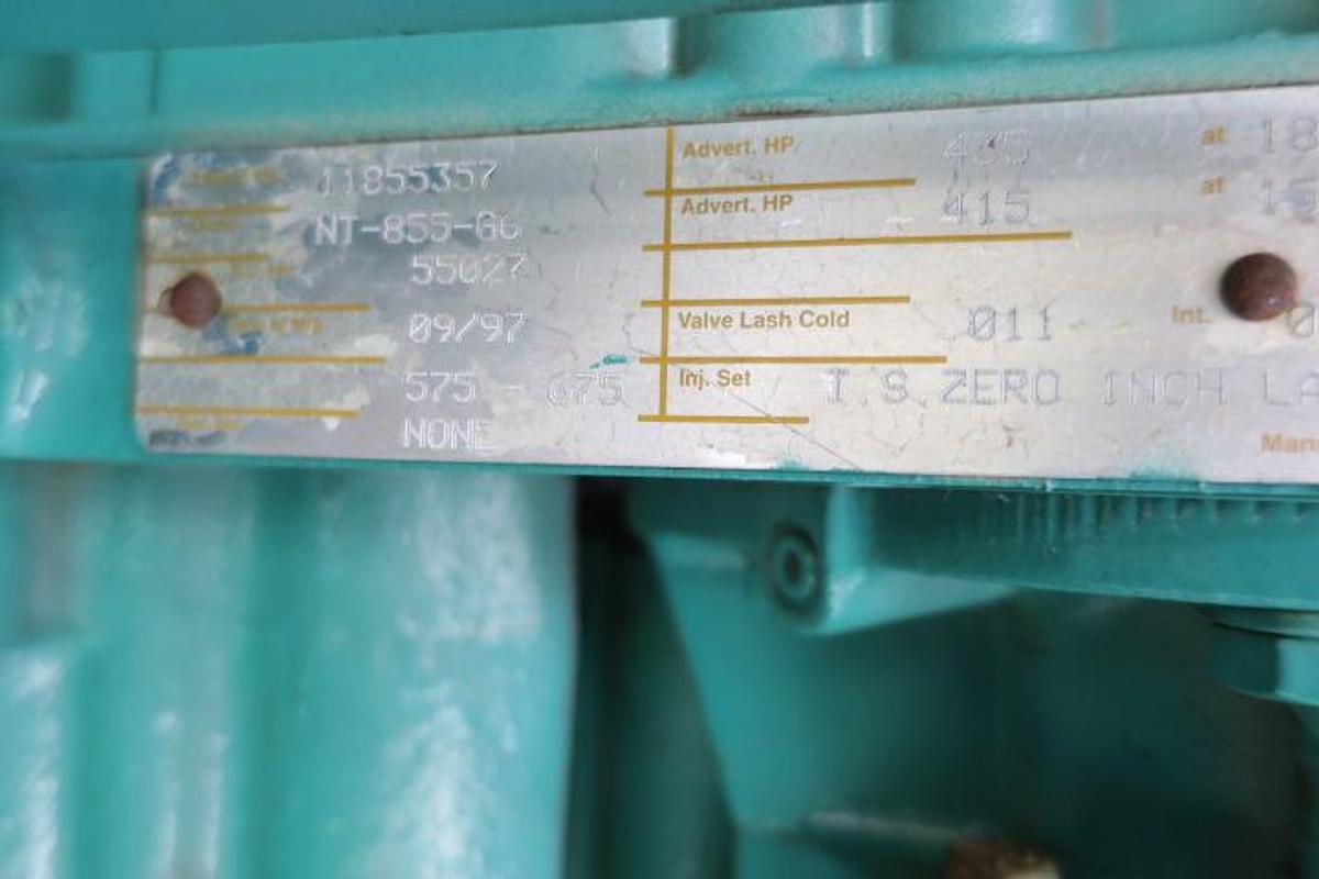 Used 1997 Cummins NT-855-G6