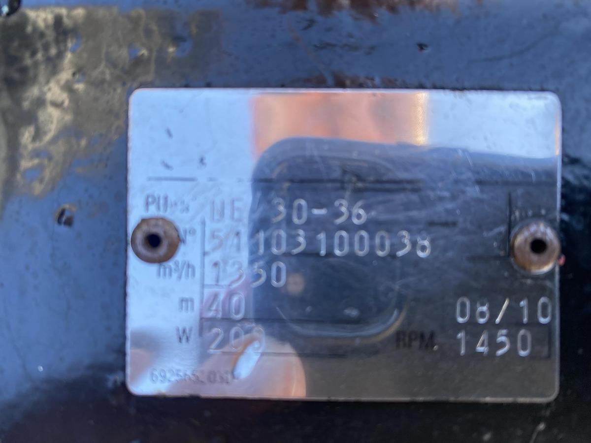 Used 2010 CENTRIFUGAL WATER PUMP NE30-36