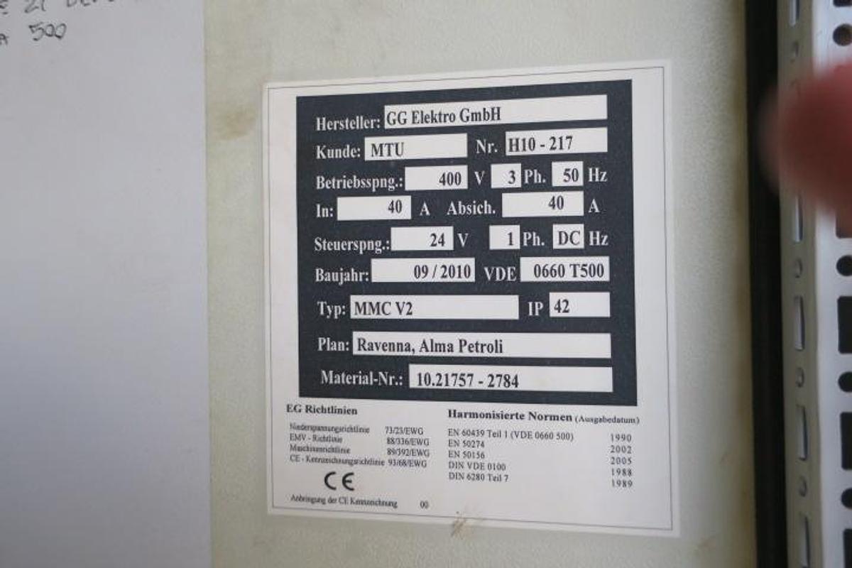 Used 2010 MTU 12V4000L62