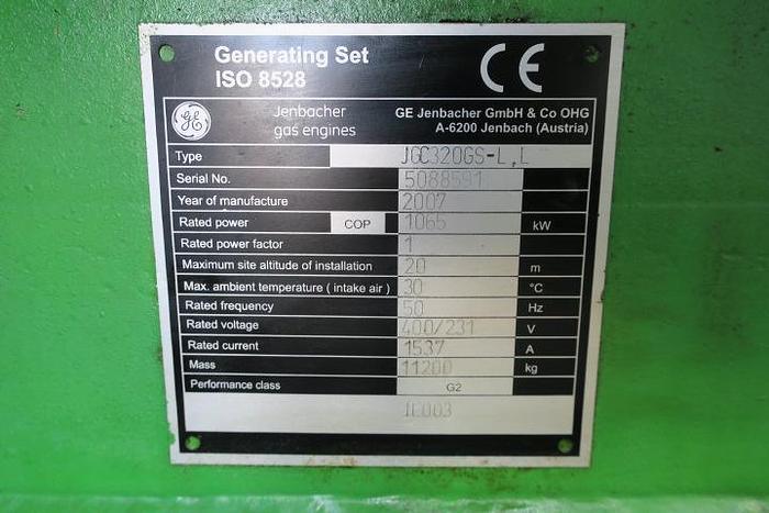 Used 2007 Jenbacher 320