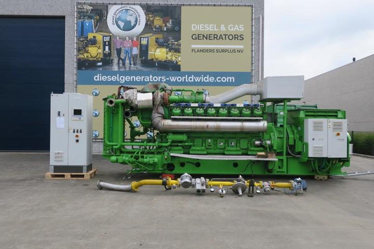 Refurbished 2012 Jenbacher J616SGSC02 - 2000 KWe