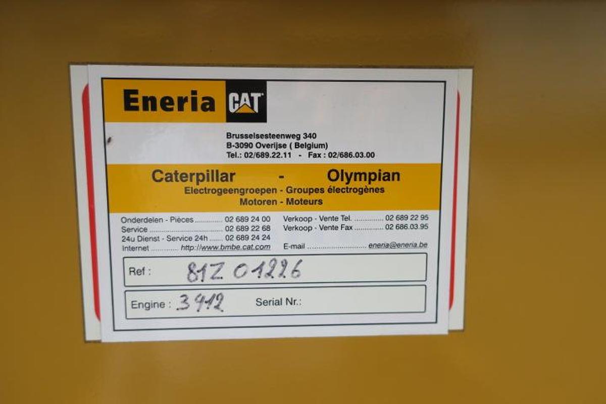 Used Caterpillar 3412 - 519/570 KVA