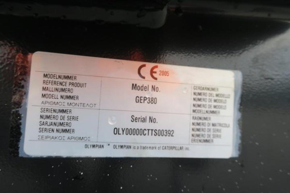 Used 2005 Caterpillar GEP380