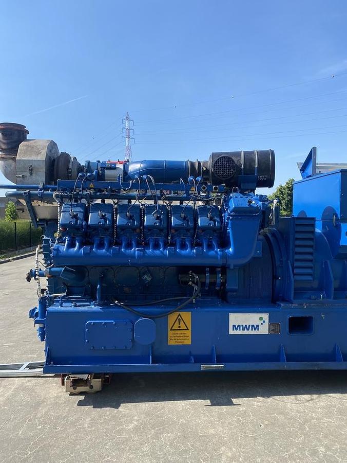 Used 2015 MWM TCG2020V12 - 1000 KWe