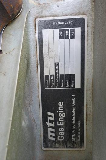 Used 2012 MTU 8V4000L63