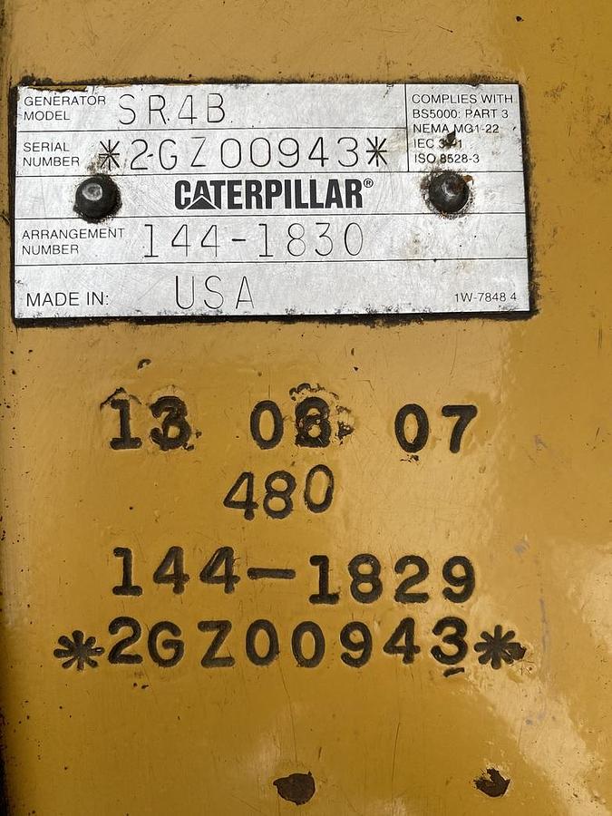 Used 2007 Caterpillar G3520C - 1993 KWe