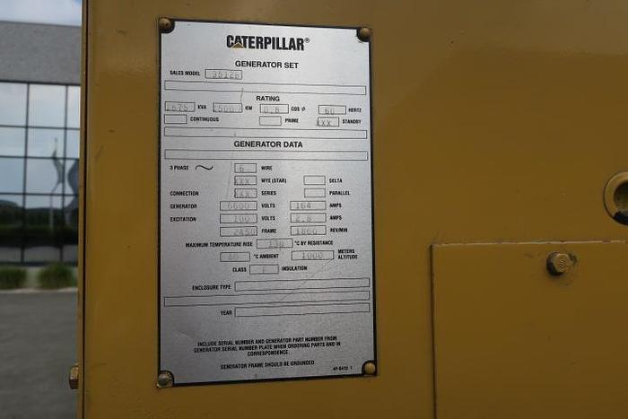 Used 2000 Caterpillar 3512B - 1875/2062 KVA