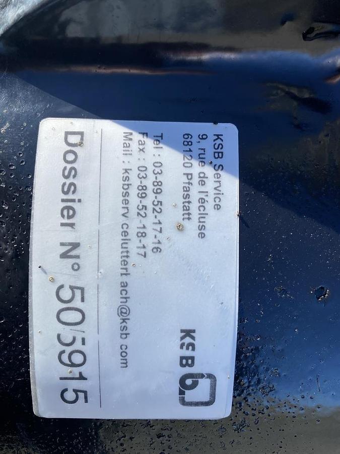 Used 2010 CENTRIFUGAL WATER PUMP NE30-36