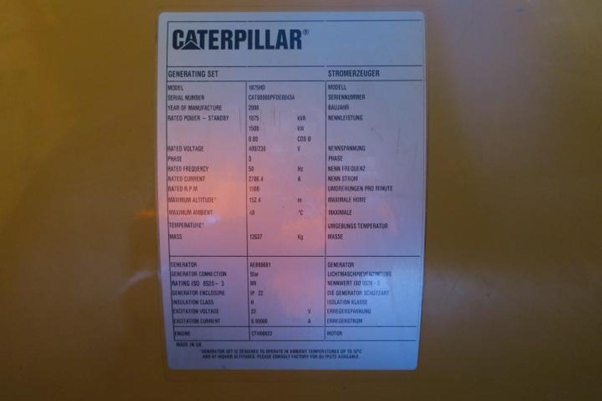Used 2008 Caterpillar 3512B-HD