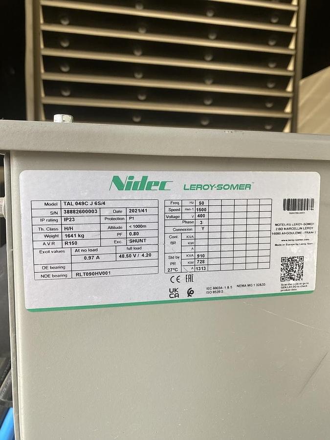 Used 2022 Doosan TJ830DW - 745/821 KVA