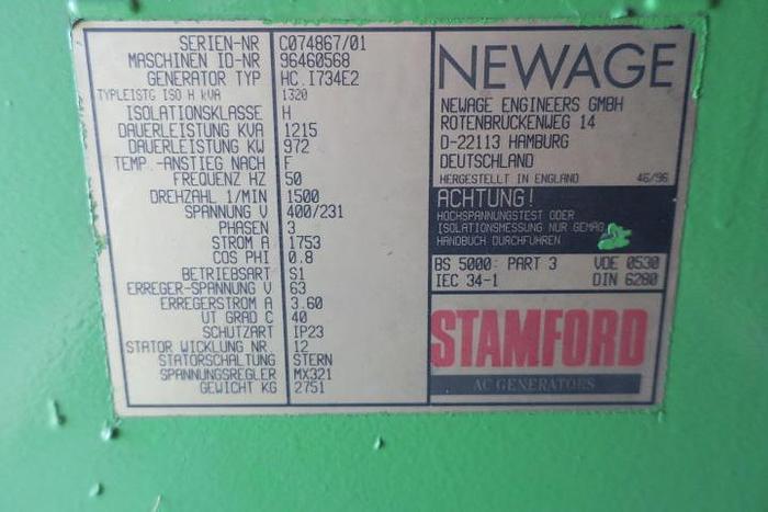 Used 1997 Jenbacher J316 - 827 KWe