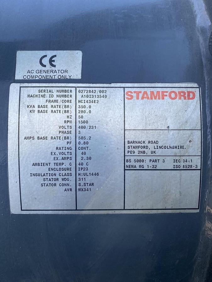 Used 2010 MAN E2876LE302 - 200 KWe