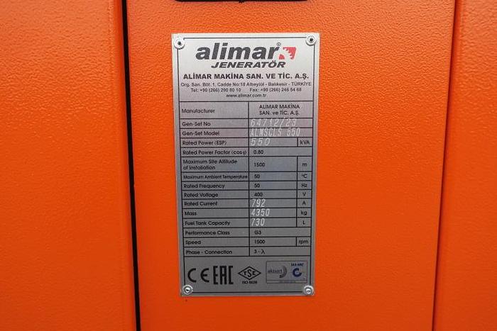 2023 Scania DC13072A - 500 KVA