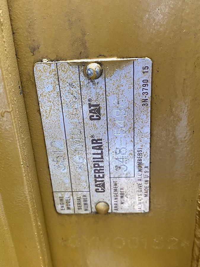 Used 2012 Caterpillar G3512E - 1000 KWe