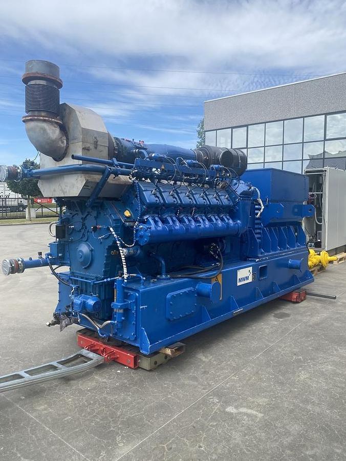 Used 2015 MWM TCG2020V12 - 1000 KWe