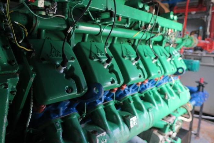 Used 2005 MWM TBG620V12K - 943 KWe