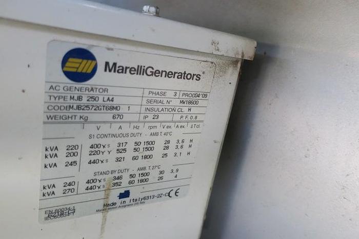 Used 2009 MAN E2876 E312 - 140 KWe