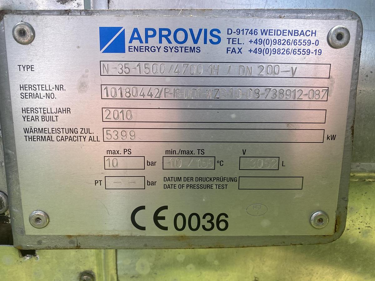 Used EXHAUST GAS HEAT EXCHANGER APROVIS