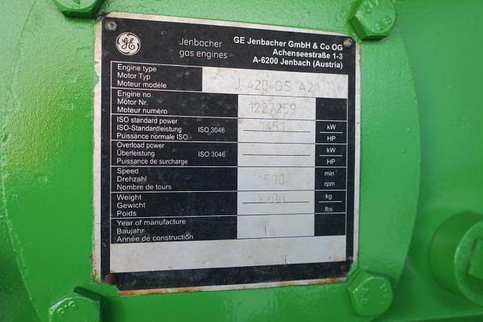 Used 2005 Jenbacher J420 - 1451 KWe