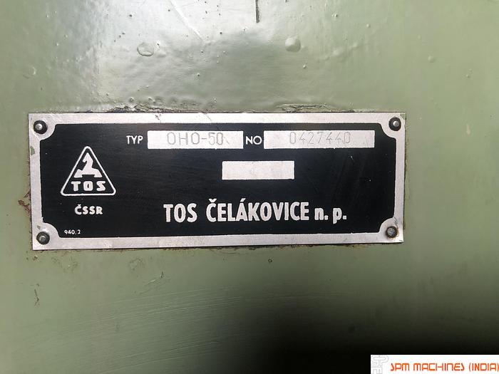 Used TOS OHO50 Gear Shaper