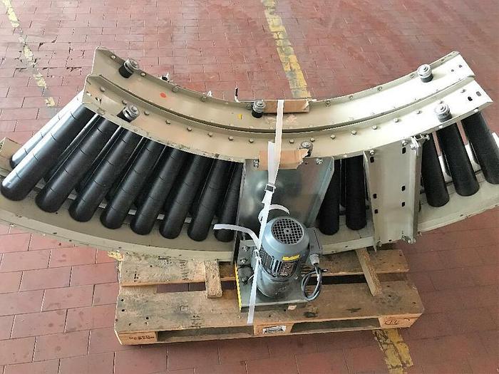 Gebraucht Rollenbahnkurve Kurvenförderer 90° 61cm breit