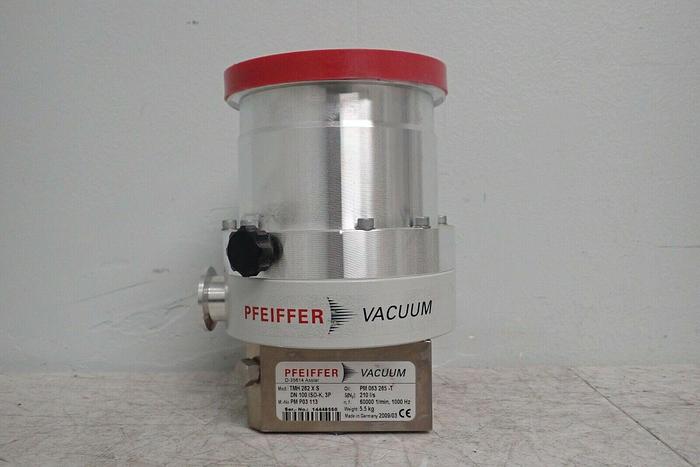 Used Pfeiffer TMH 262 X S DN 100 ISO-K, 3P Vacuum Turbo Pump with Controller TC100