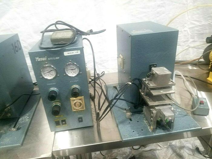 Used Yasui AC-2AU Auto Clamp Wax Injectors Lost Wax Mold Clamp Injection Casting