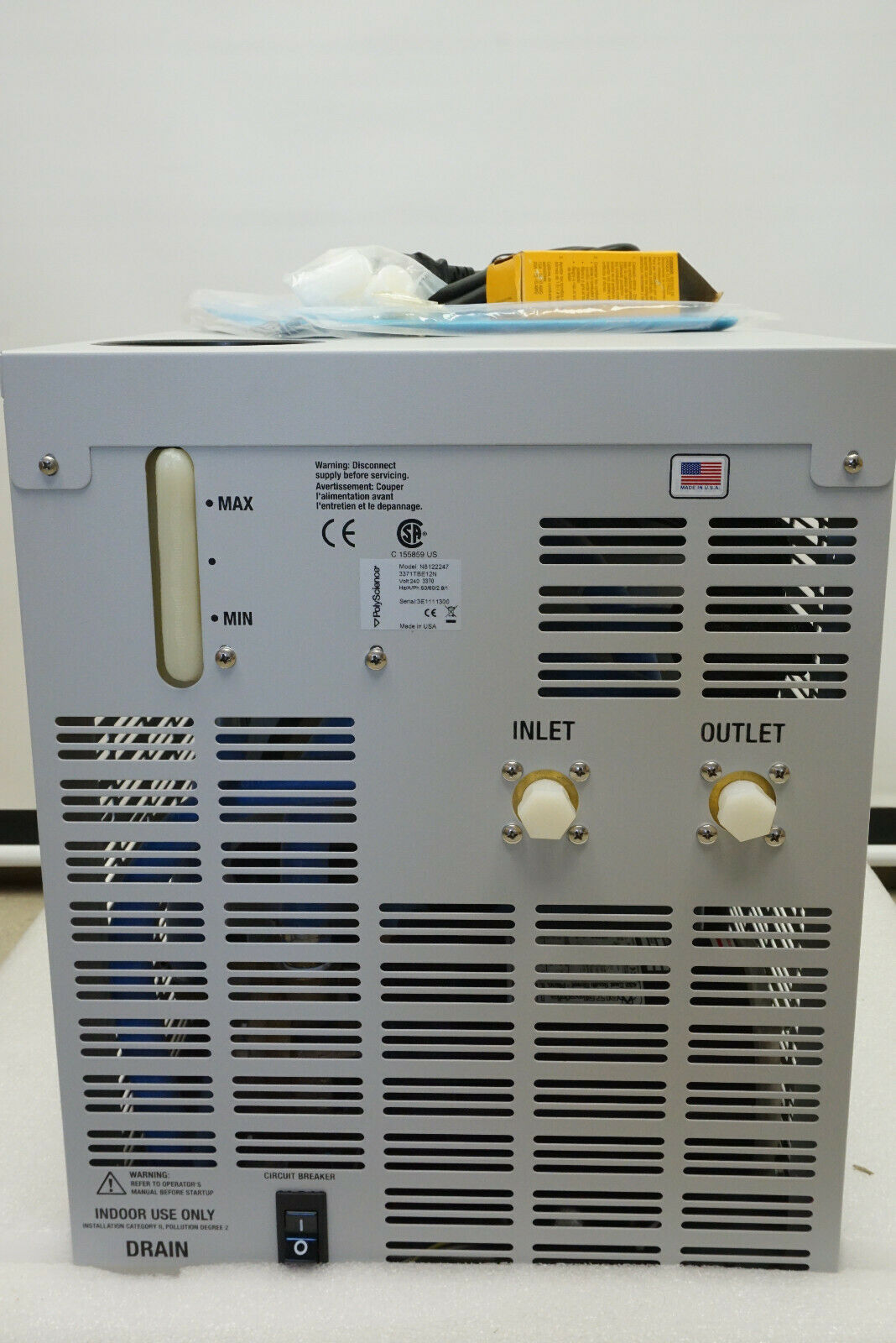 PolyScience Heat Exchanger Air Cooled Recirculator Cooler for Elan ICP