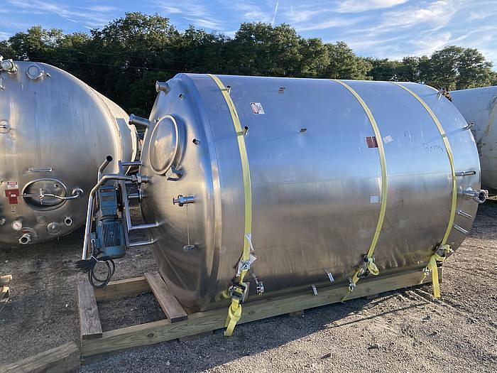 Used 2,000 GALLON CHERRY BURRELL PROCESSOR TANK - S/S - JACKETED