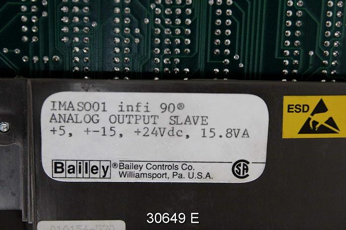 Used ABB IMAS011 Analog Output Module for ABB INFI90 System #30649