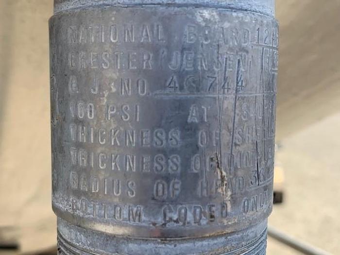 Used Chester Jensen 200 Gallon Stainless Steel Conical Bottom Kettle M70N200