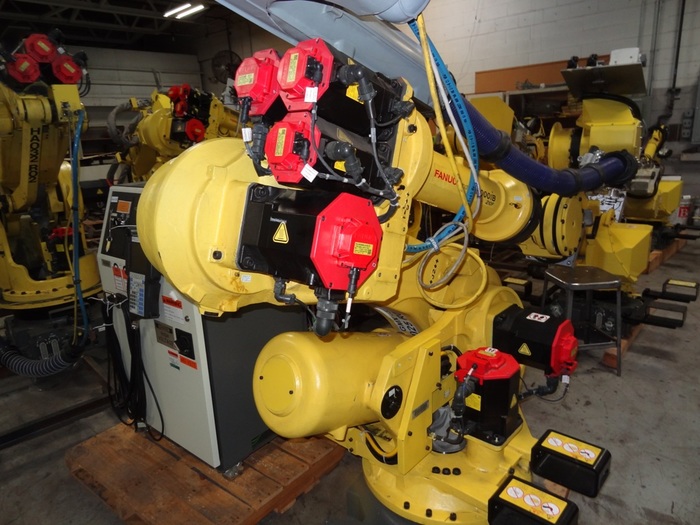 Used FANUC R2000iB/210F 6 AXIS CNC ROBOT W/R30iA CONTROLS