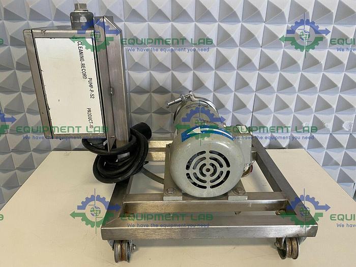 Used Alfa Laval G&H AMMR Centrifugal Pump on Rolling Cart w/ 1HP Motor and Controller