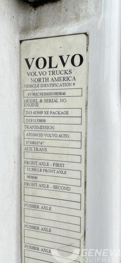 Used 2017 Volvo VNM200