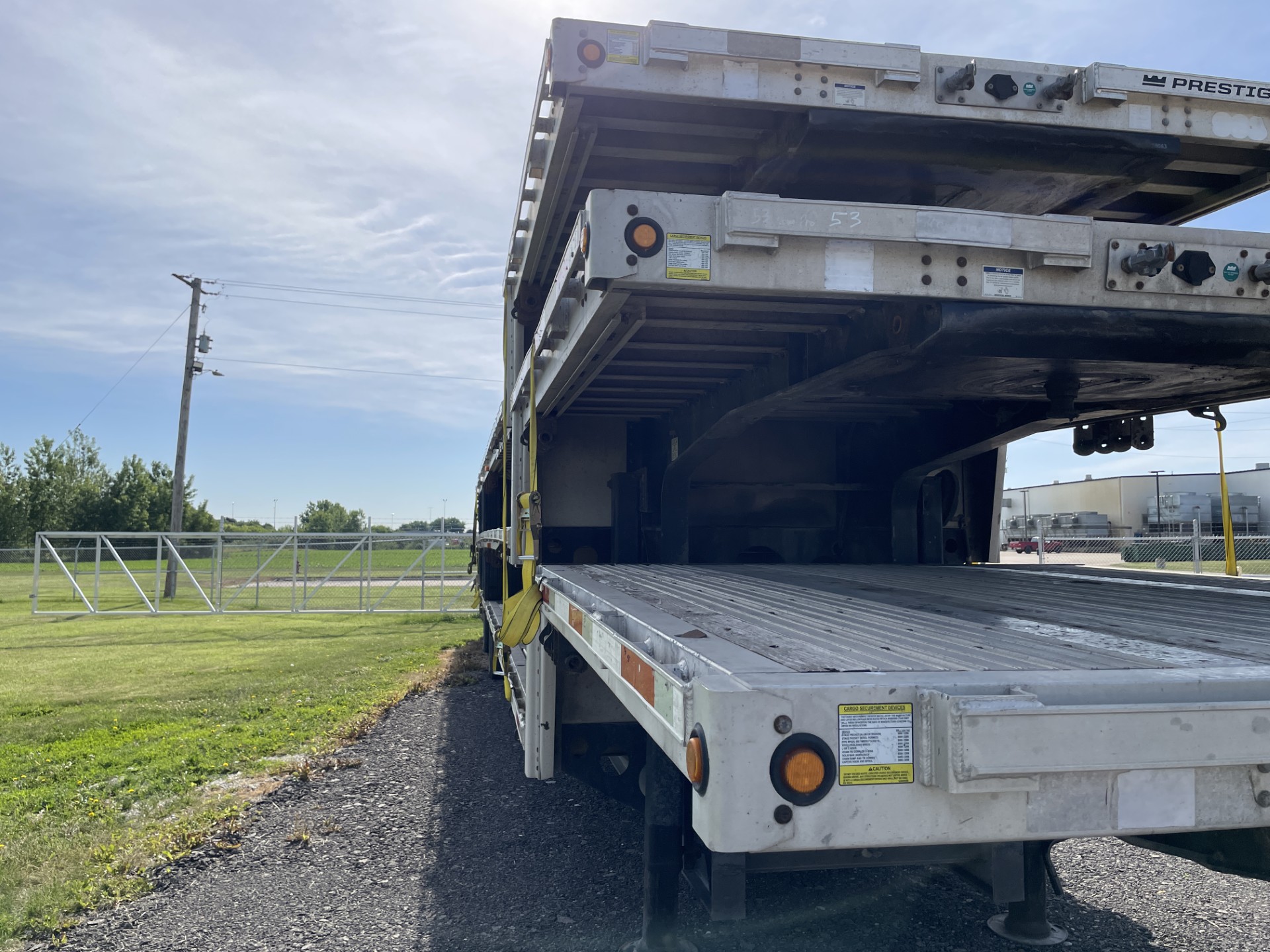 Used 2019 Prestige Trailers Renown Combo Flatbed Drop Deck