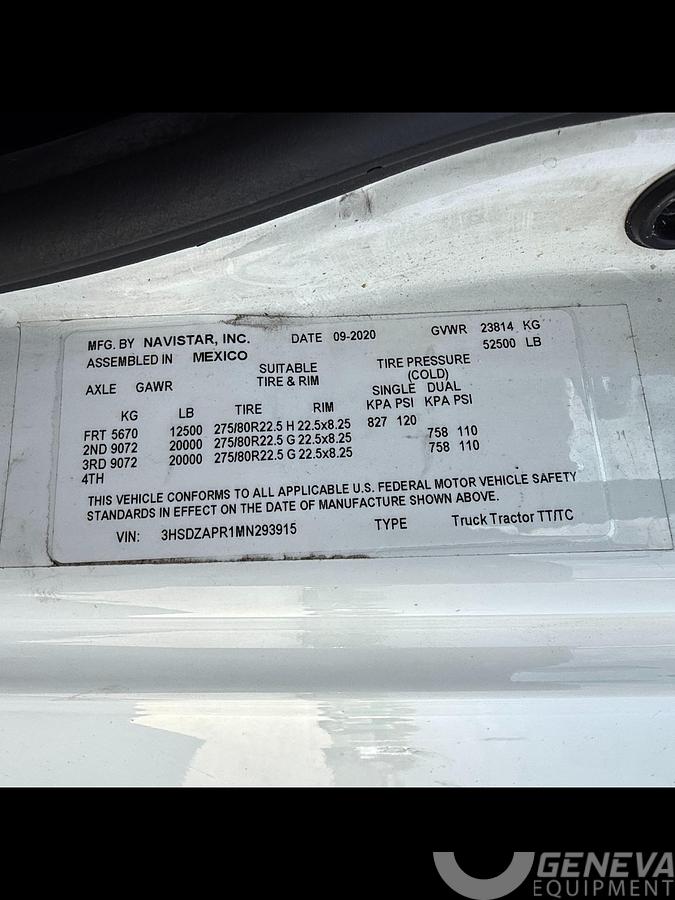 Used 2021 International LT625