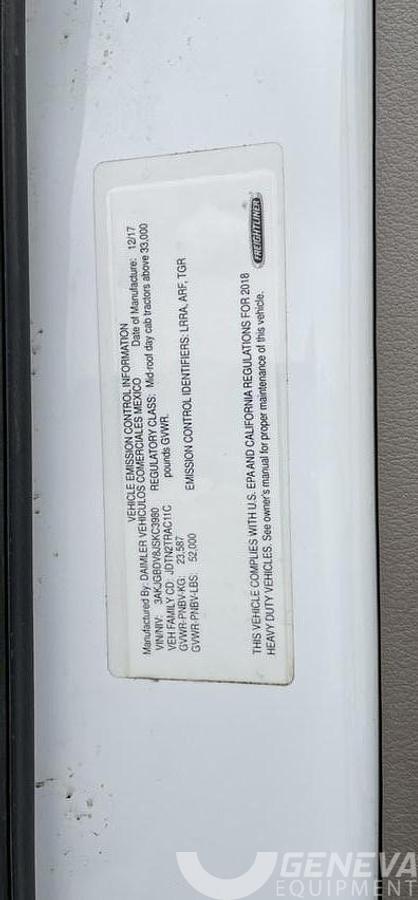 Used 2018 Freightliner Cascadia 113