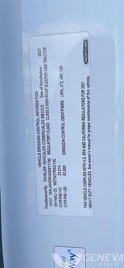 Used 2022 Freightliner Cascadia 126