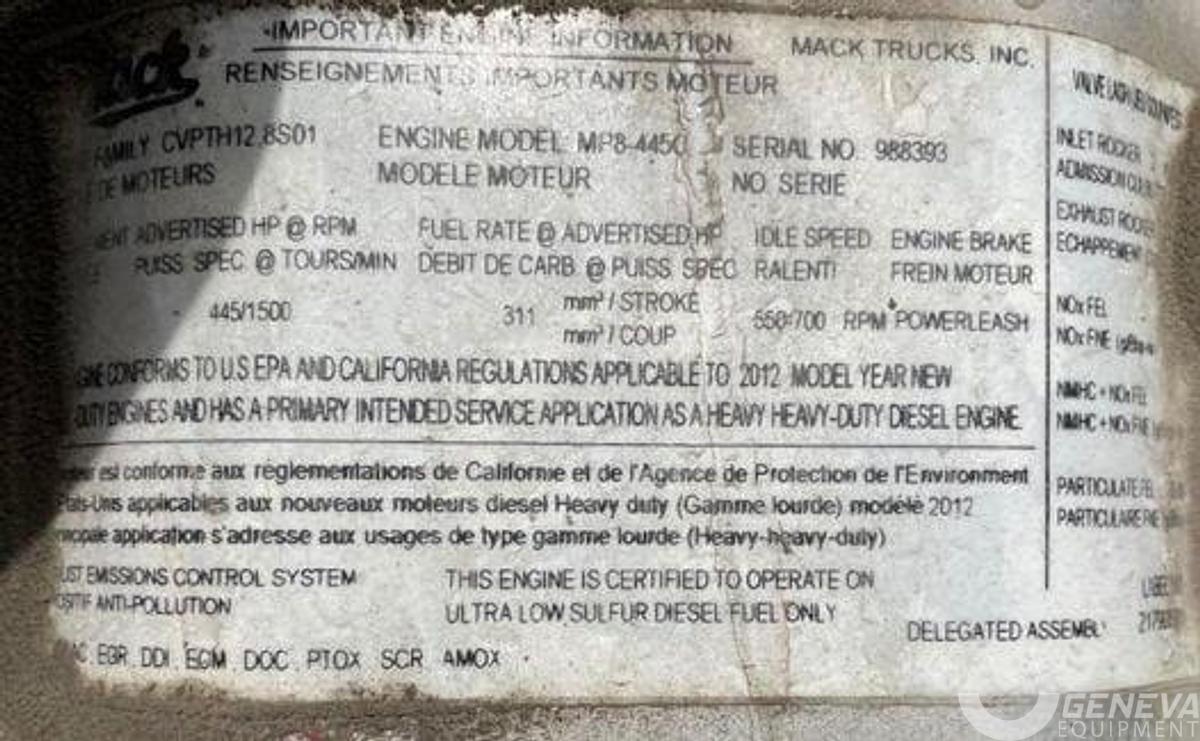 Used 2013 Mack CXU613