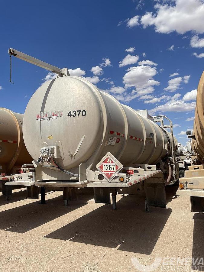 Used 2015 Refurbished Vantage Crude Oil Tanker Trailer