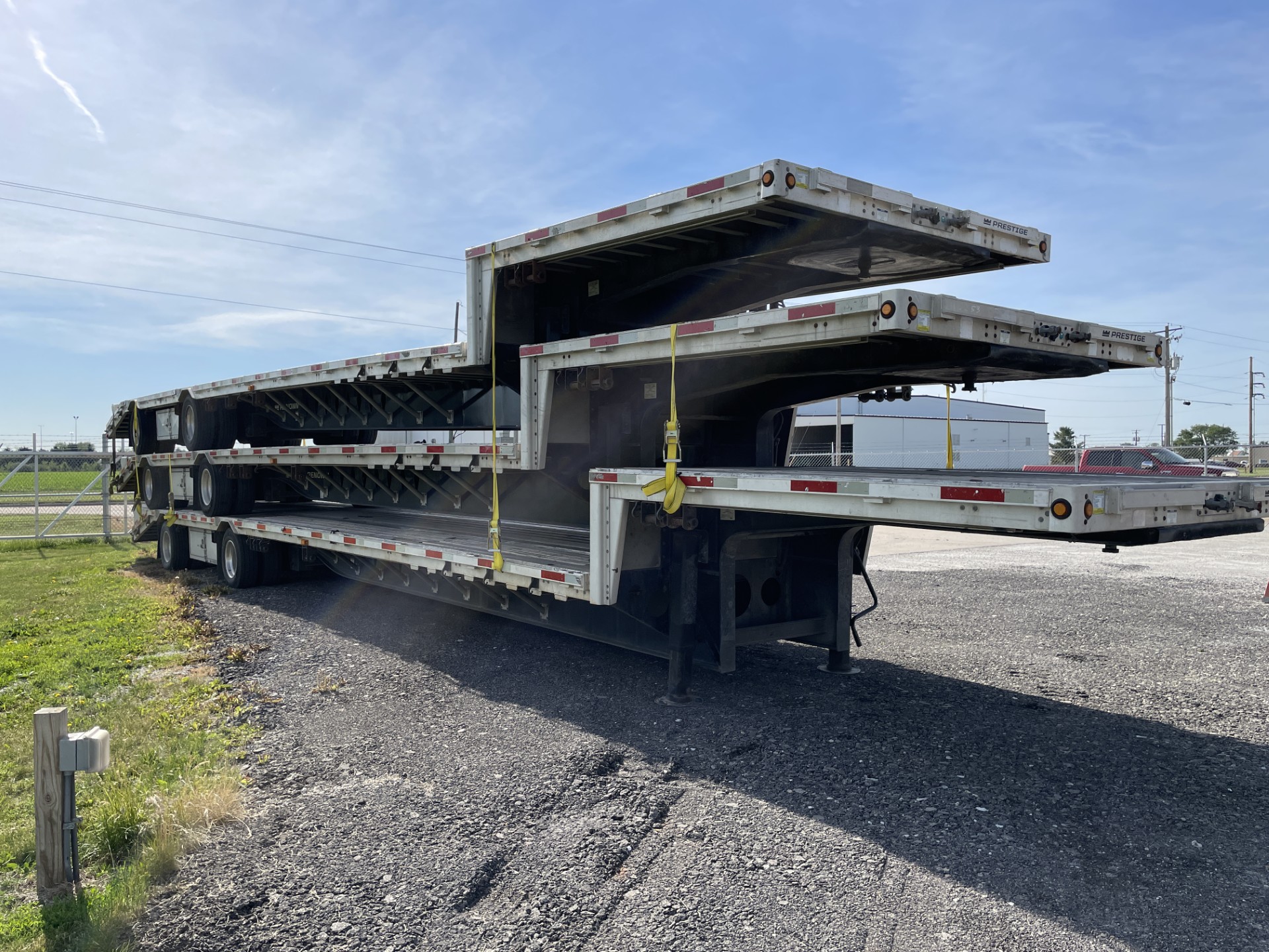 Used 2019 Prestige Trailers Renown Combo Flatbed Drop Deck