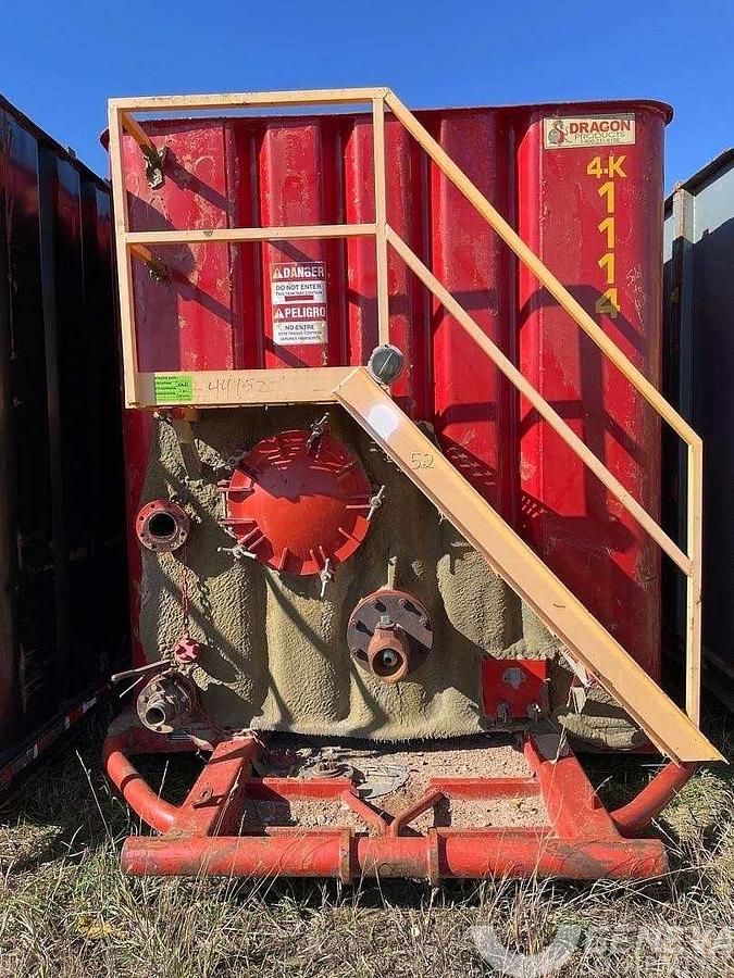 Used Dragon Flat Top Frac Tank (#4K1114)