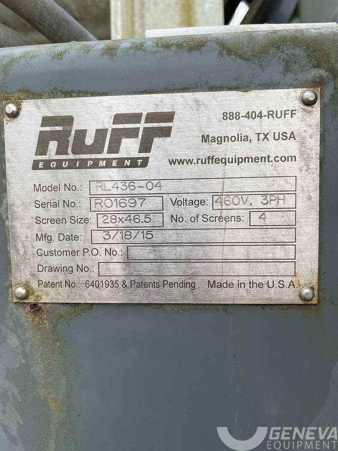 Used Shaker Mix Tank Setup