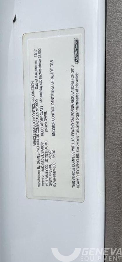 Used 2018 Freightliner Cascadia 113