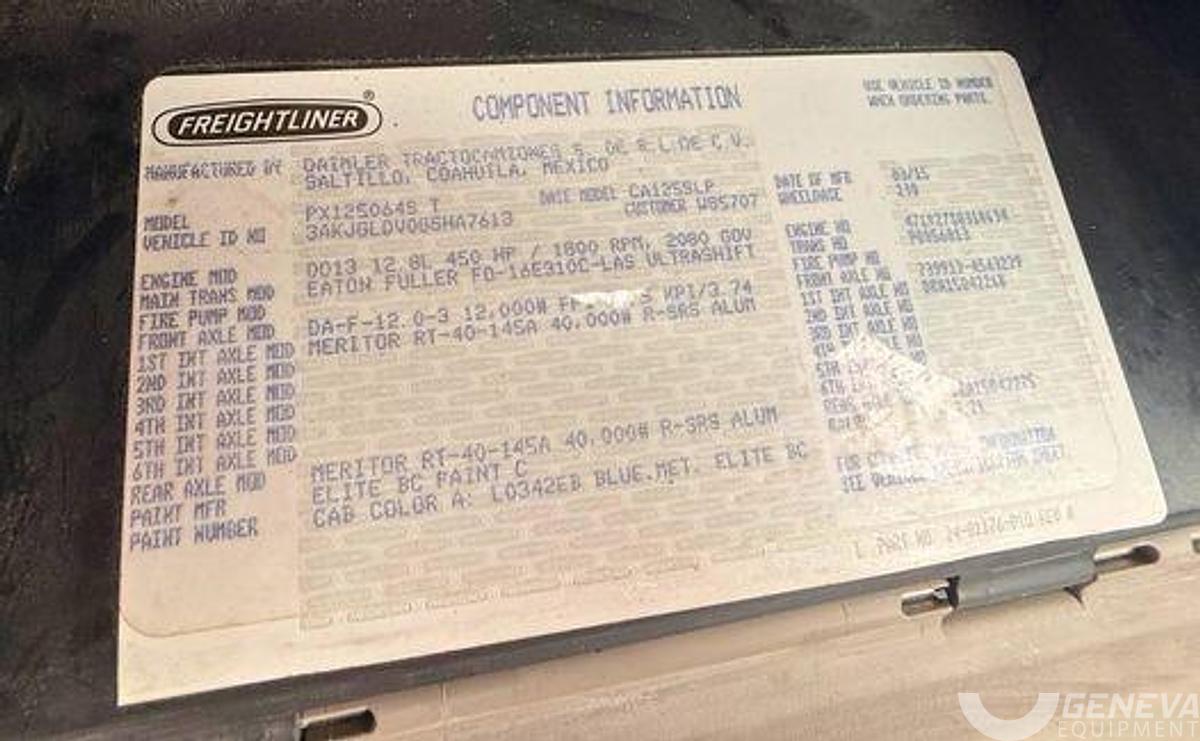 Used 2016 Freightliner CA 125