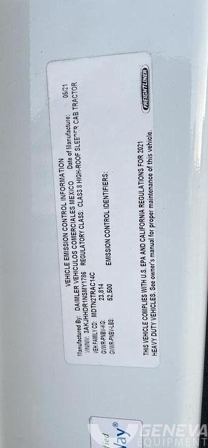 Used 2022 Freightliner Cascadia 126